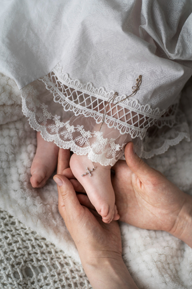 Communion et baptême d'un enfant